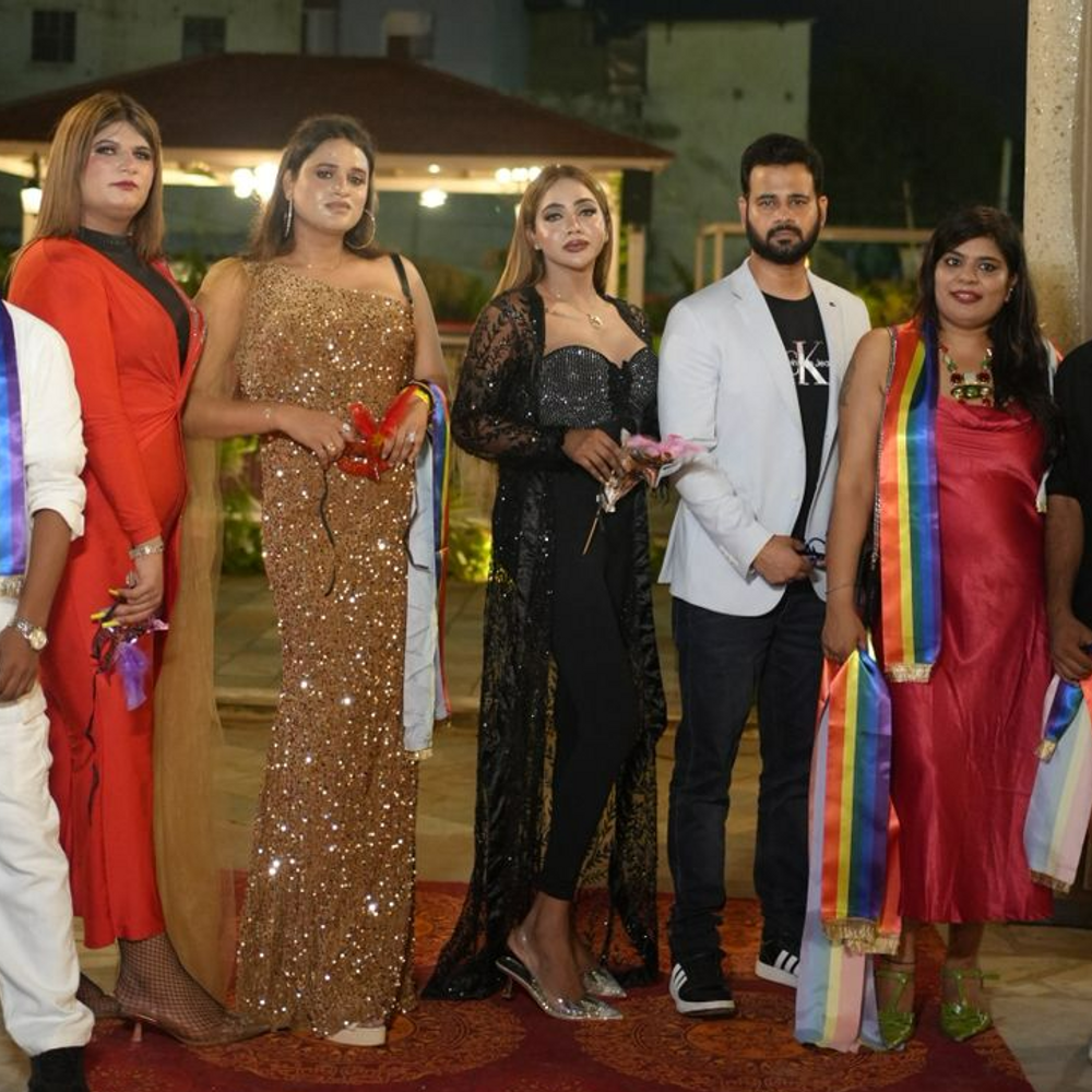 फ्लोरिया बनी जयपुर की पहली ‘प्राइड क्वीन’:ट्रांस कम्युनिटी को समर्पित रेनबो राइट फेस्टिवल में दिखा आत्मविश्वास और रंगों का उत्सव