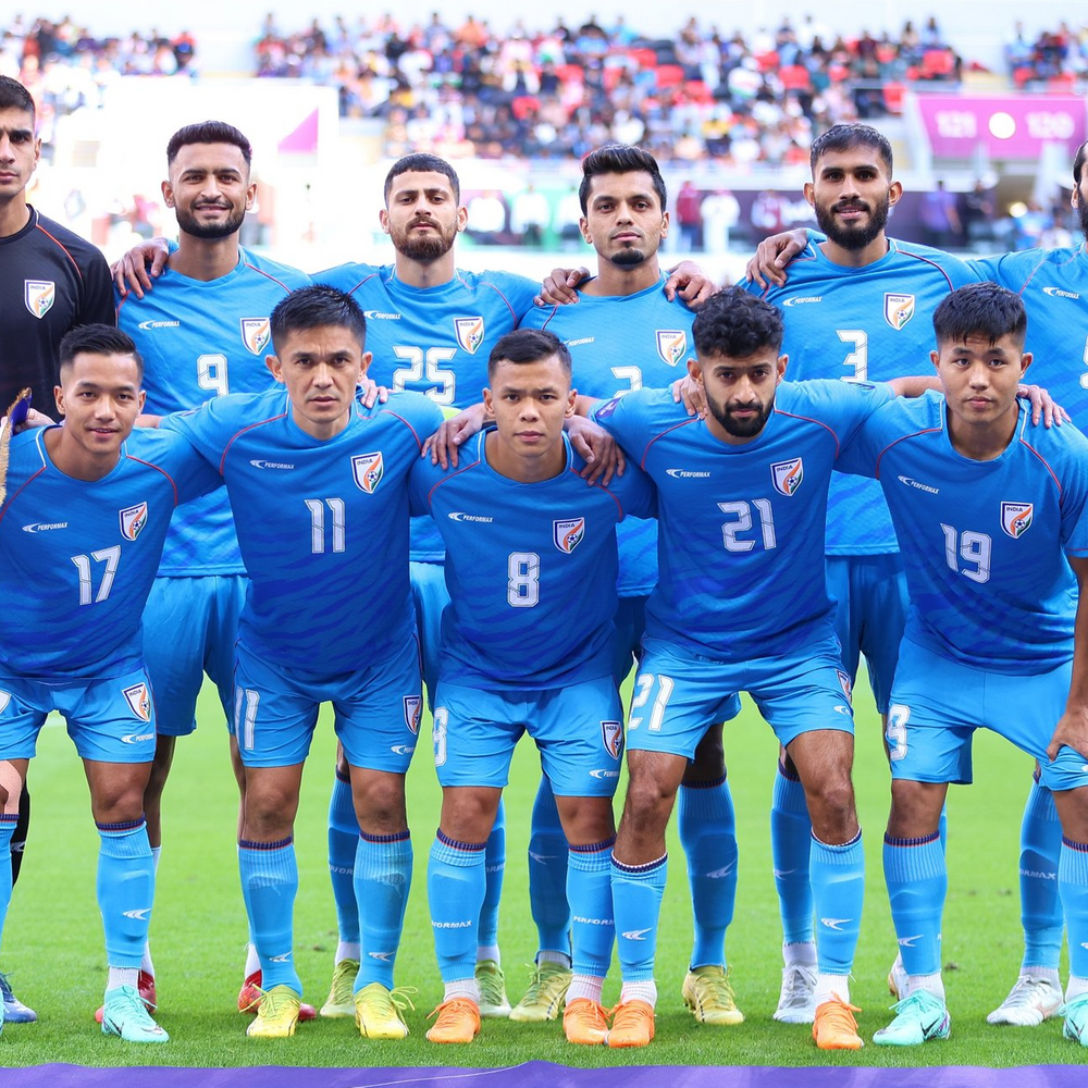 FIFA रैंकिंग में भारतीय फुटबॉल टीम 6 स्थान फिसली:133वें स्थान में पहुंची; 9 सालों में सबसे खराब रैंकिंग