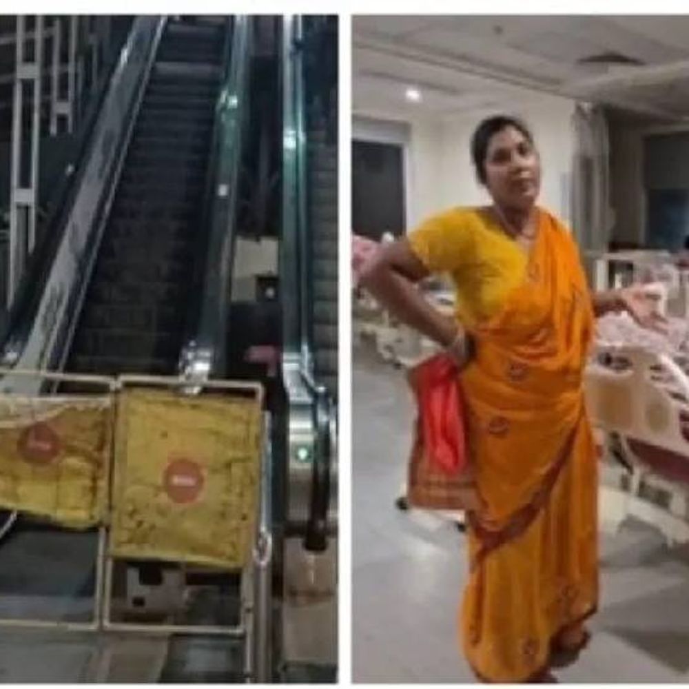 रेलवे स्टेशन के एस्केलेटर में फंसा बच्चे का पैर:45 मिनट तक दर्द से कराहता रहा,मां के साथ जा रहा था शहडोल;निजी अस्पताल में भर्ती