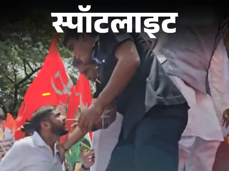 स्पॉटलाइट-राहुल गांधी की गाड़ी पर कन्हैया को चढ़ने से रोका:क्या RJD से गठबंधन मजबूरी या कुछ और; देखें वीडियो