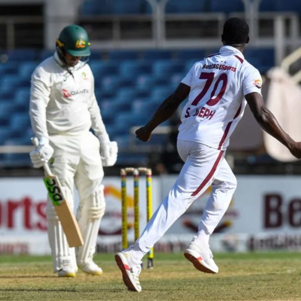 किंग्स्टन टेस्ट- ऑस्ट्रेलिया पहली पारी में 225 रन पर ऑलआउट:शमार जोसेफ ने 4 विकेट लिए; वेस्टइंडीज पहले दिन 16/1