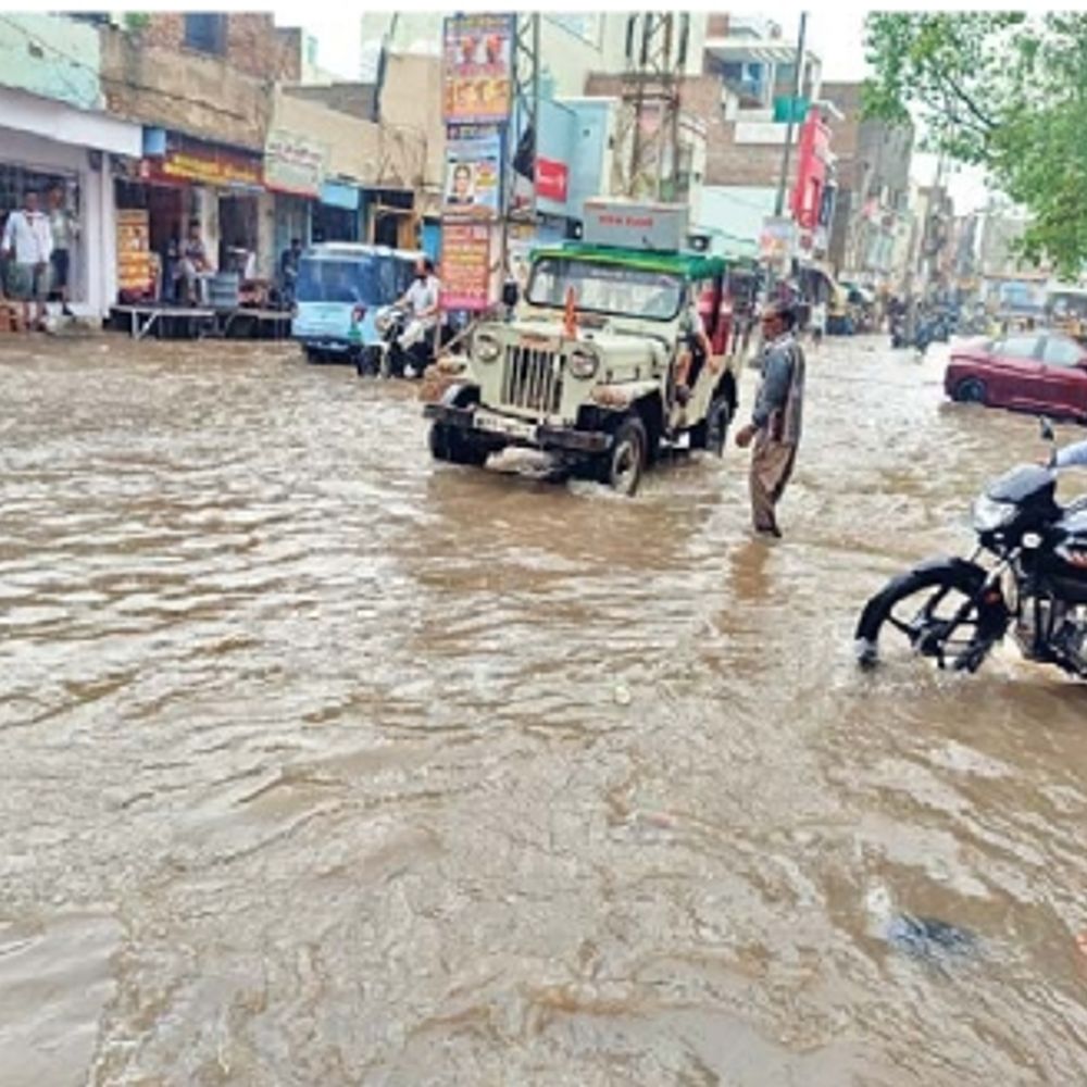 मौसम विभाग:बीकानेर में बूंदाबांदी, आसमान में छायी रही घटाएं, श्रीडूंगरगढ़ में हुई 79 एमएम बारिश