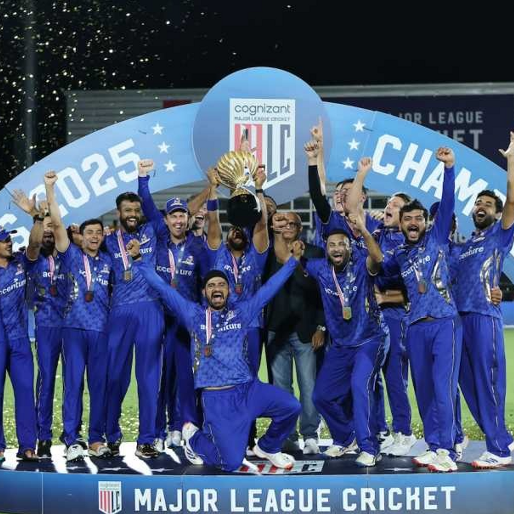 MI न्यूयॉर्क ने जीता मेजर लीग क्रिकेट टूर्नामेंट:वाशिंगटन फ्रीडम को 5 रन से हराया, रुशिल उगारकर ने आखिरी ओवर में 12 रन डिफेंड किए