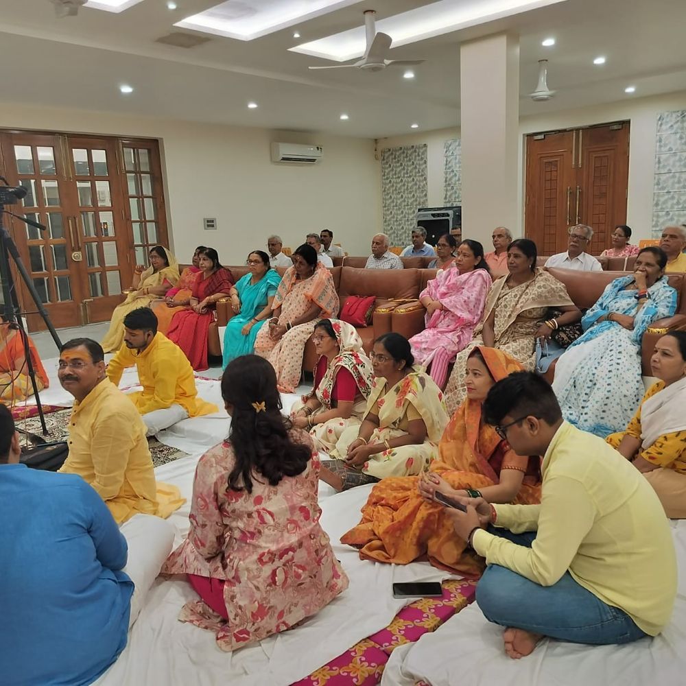 आशियाना में शिव महापुराण कथा का आगाज:सात दिन चलेगी कथा, 17 को शिव-पार्वती विवाह, 21 को महाप्रसाद वितरण