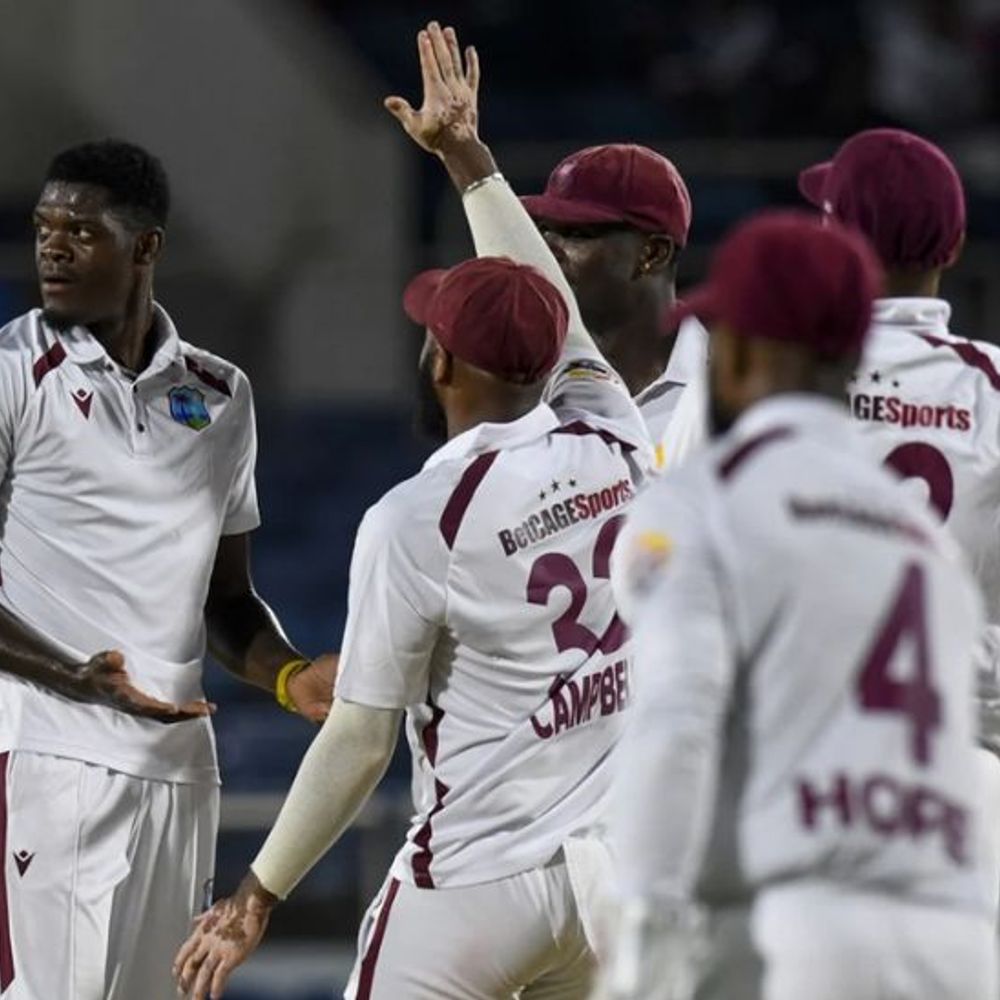 किंग्स्टन टेस्ट- दूसरे दिन 15 विकेट गिरे:वेस्टइंडीज पहली पारी में 143 रन पर ऑलआउट, दिन का खेल खत्म होने तक ऑस्ट्रेलिया 99/6