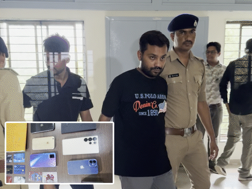 सूरत में चीन से जुड़ी साइबर गैंग पकड़ाई:इनमें 2 आरोपी चाय का ठेला लगाते हैं, प्रोजेक्ट्स खरीदने का टास्क देकर करते थे धोखाधड़ी