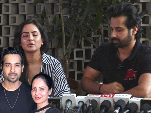 अपहरण के आरोपों पर पूजा-कुणाल ने की प्रेस कॉन्फ्रेंस:बोले- ₹1.68 करोड़ दिए, पैसे लौटाने की बारी आई तो प्रोड्यूसर ने कॉल उठाना बंद किया