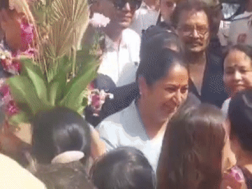 रोहतक पहुंची दिल्ली CM रेखा और भाजपा प्रदेशाध्यक्ष बड़ौली:बोले-विदेशों से धमकी देने वालों पर सरकार सख्त