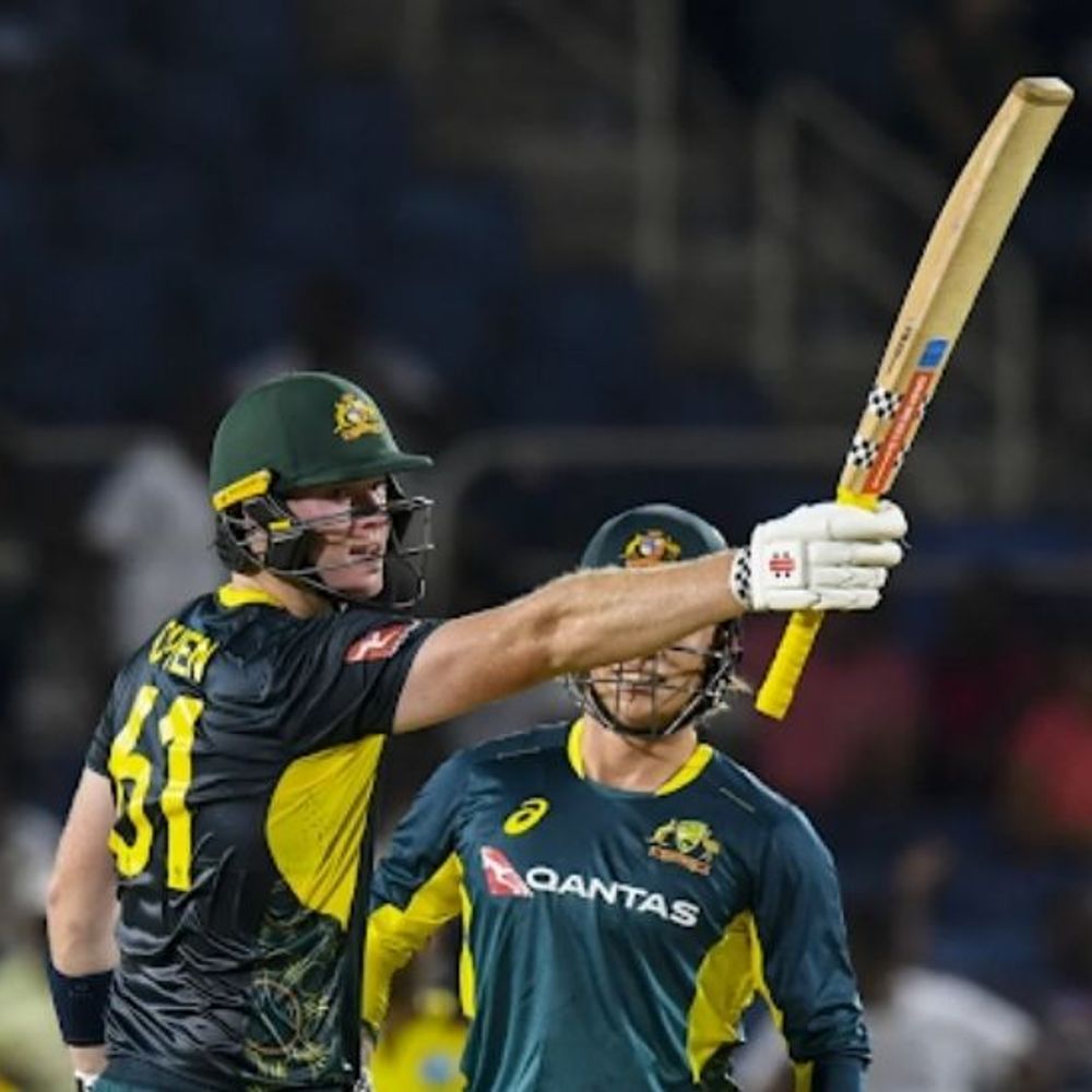 पहले टी-20 में ऑस्ट्रेलिया वेस्टइंडीज से 3 विकेट से जीता:डेब्यूटेंट मिशेल ओवेन 50 रन बनाने के साथ एक विकेट भी लिए