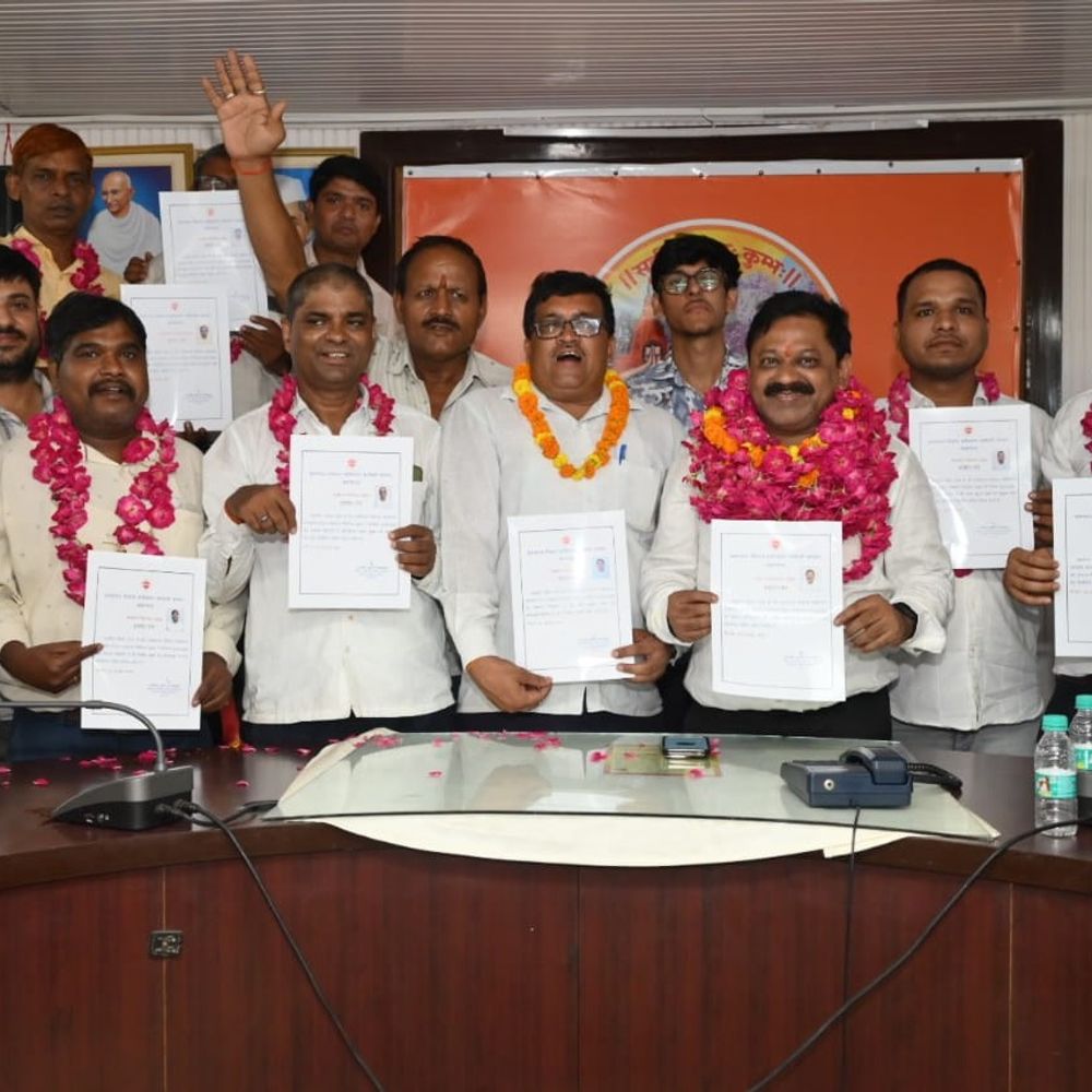 PDA कर्मचारी यूनियन चुनाव में 96% मतदान:आलोक अग्रवाल अध्यक्ष और दिनेश कुमार कोषाध्यक्ष बने, 2 वोट से जीता रोमांचक मुकाबला