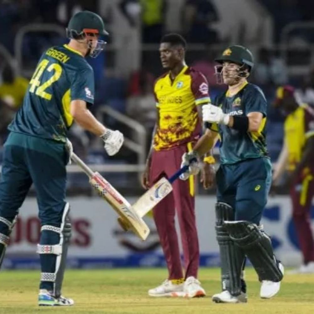ऑस्ट्रेलिया ने वेस्टइंडीज से दूसरा टी-20 जीता:इंग्लिस-ग्रीन की नाबाद 131 रन की साझेदारी; आखिरी इंटरनेशनल मैच में रसेल ने 36 रन बनाए