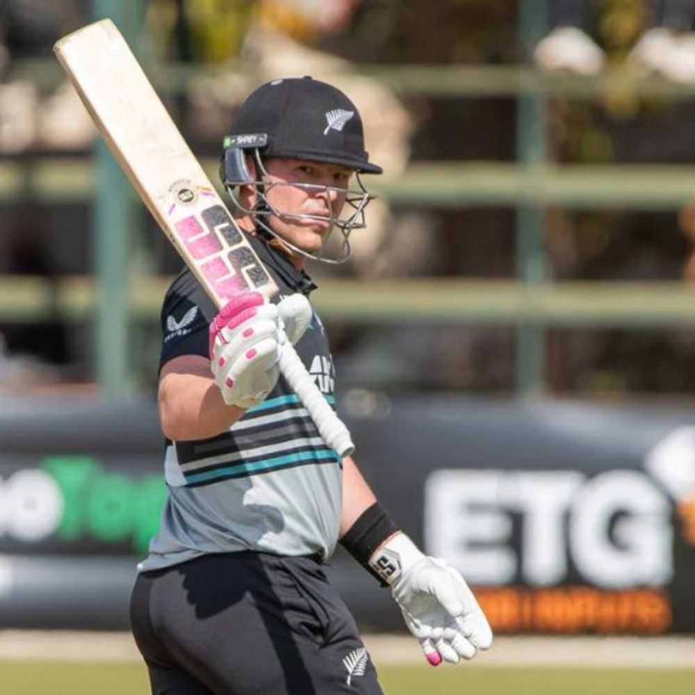 न्यूजीलैंड ने ट्राई सीरीज में लगातार चौथा टी-20 जीता:जिम्बाब्वे को 60 रन से हराया, 26 जुलाई को साउथ अफ्रीका से फाइनल