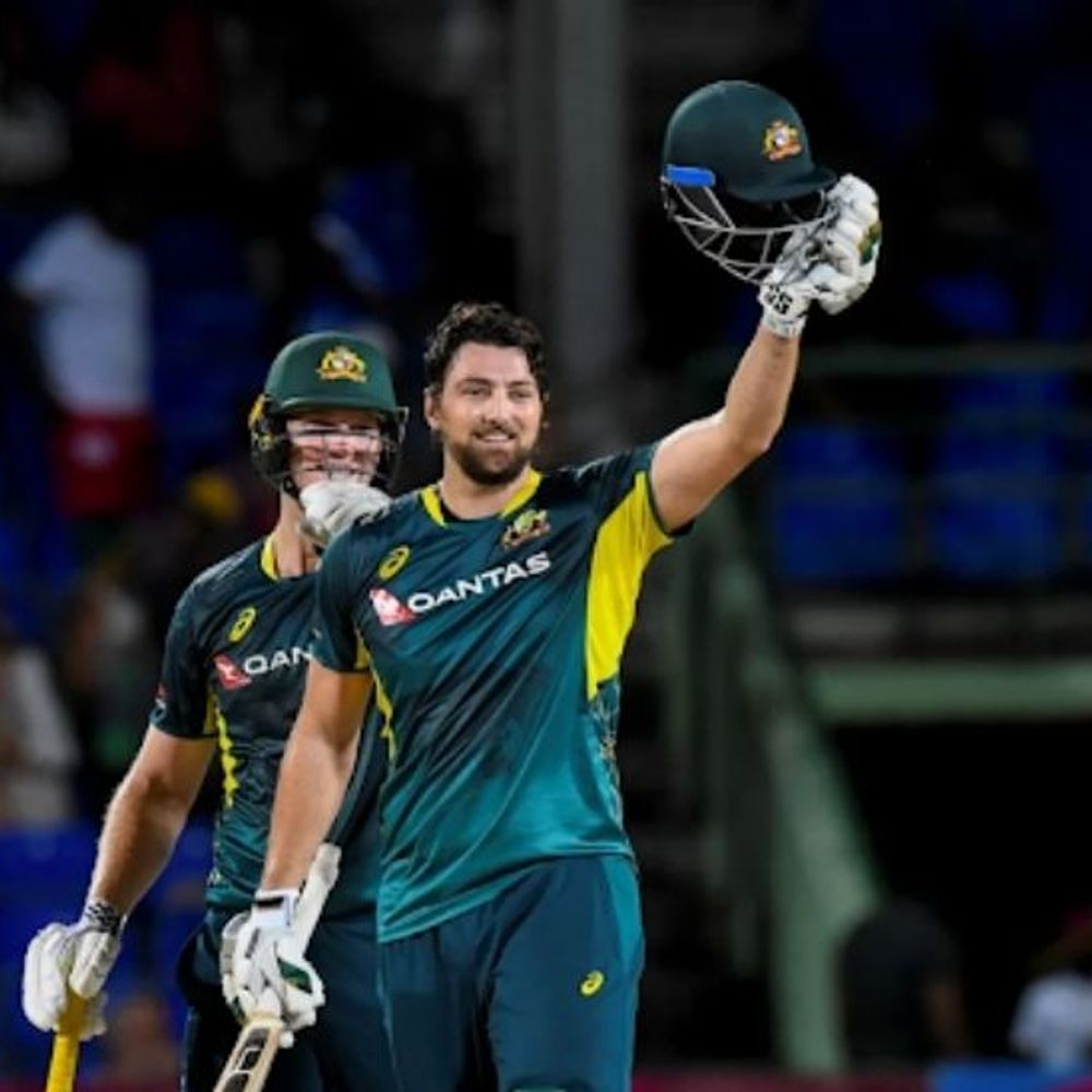 ऑस्ट्रेलिया ने तीसरे टी-20 में वेस्टइंडीज को हराया:सीरीज में 3-0 की बढ़त बनाई; टिम डेविड टी-20 में सबसे तेज शतक जड़ने वाले ऑस्ट्रेलियाई