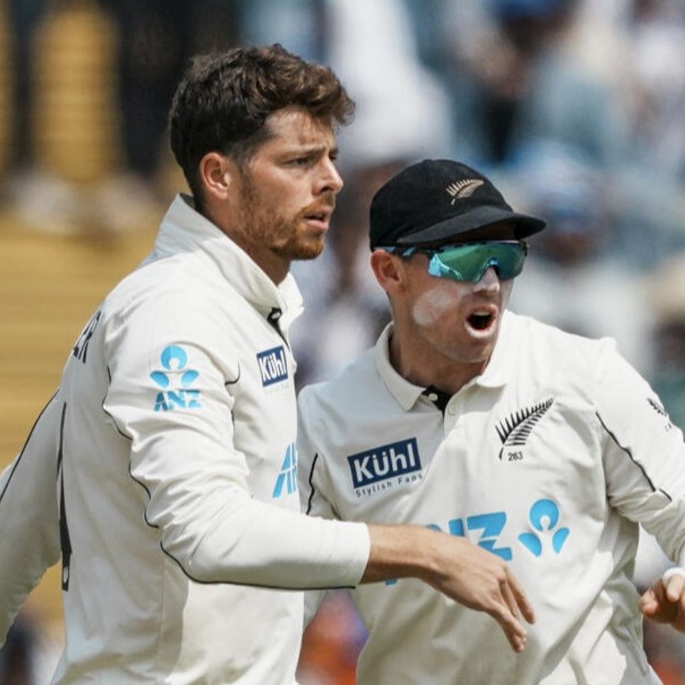जिम्बाब्वे के खिलाफ न्यूजीलैंड की टेस्ट कप्तानी करेंगे सैंटनर:टॉम लैथम इंजरी के कारण पहले मैच से बाहर; सीरीज 30 जुलाई से