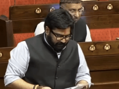 राज्यसभा में कार्तिकेय बोले-धर्म की रक्षा के लिए हिंसा जरूरी:सेना ने आतंकवाद की फैक्ट्री को नष्ट कर दिया; विनय नरवाल को दी श्रद्धांजलि