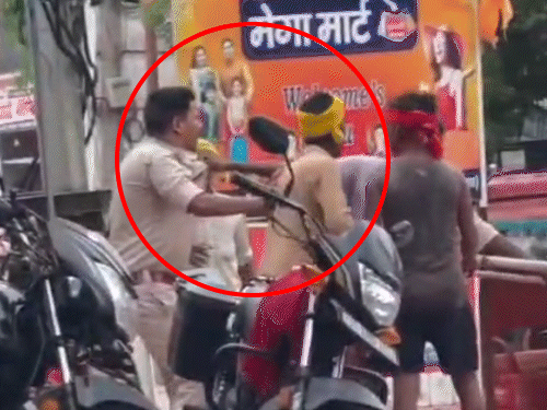 दरोगा को कॉलर पकड़ खींचा, फिर लाठी-डंडे से पीटा:सिर पर आए 8 टांके; सासाराम में 300 ग्रामीणों ने पुलिस टीम पर हमला किया