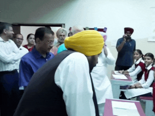 पंजाब के स्कूलों में होगी नशा मुक्ति विषय की पढ़ाई:CM मान-केजरीवाल फाजिल्का पहुचे; स्टूडेंट्स से मुलाकात की
