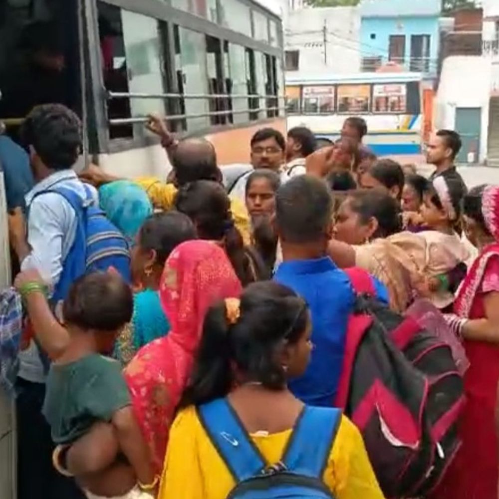रक्षाबंधन पर रोडवेज बसों में रिकॉर्ड 75 लाख यात्राएं हुईं:59 करोड़ से अधिक के टिकट जारी