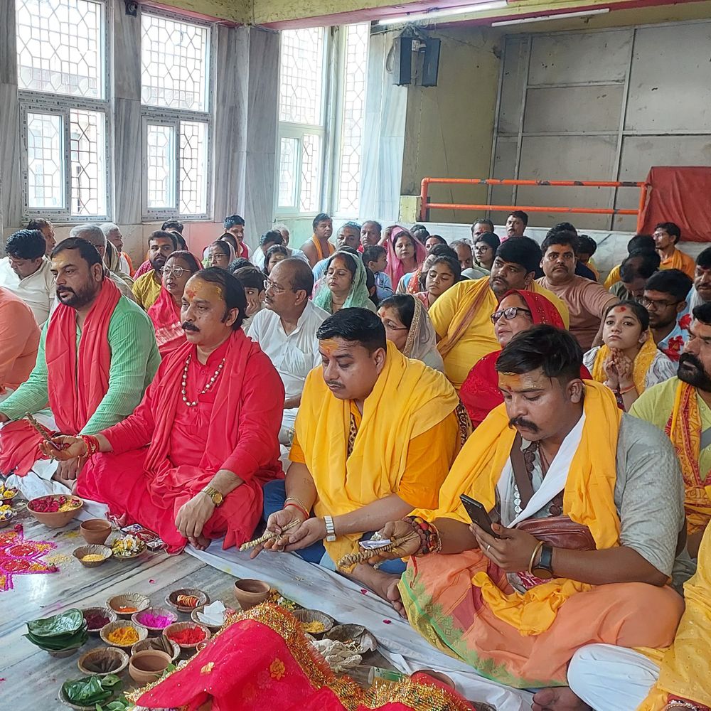 विंध्याचल में देवी जयंती महोत्सव:शतचंडी पाठ से लेकर देवी जागरण तक, भक्तों ने की मां की आराधना