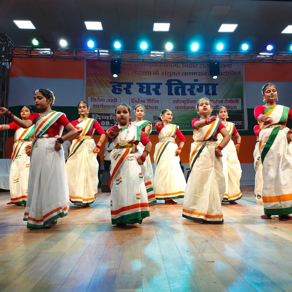 सहरसा में चार दिवसीय ‘हर घर तिरंगा’ महोत्सव सम्पन्न:बच्चों की देशभक्ति रंगोली, पेंटिंग और गीतों में झलकी