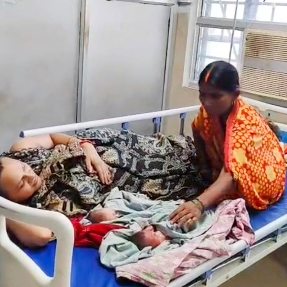 स्वतंत्रता दिवस पर महिला ने दिया 3 बच्चों को जन्म:शेखपुरा सदर अस्पताल में डिलीवरी, तीनों में 2 बेटियां और 1 बेटा