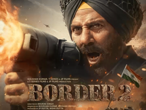 'बॉर्डर 2' का पहला पोस्टर आया सामने:सेना की वर्दी में दिखे सनी देओल, जानिए कब रिलीज होगी फिल्म