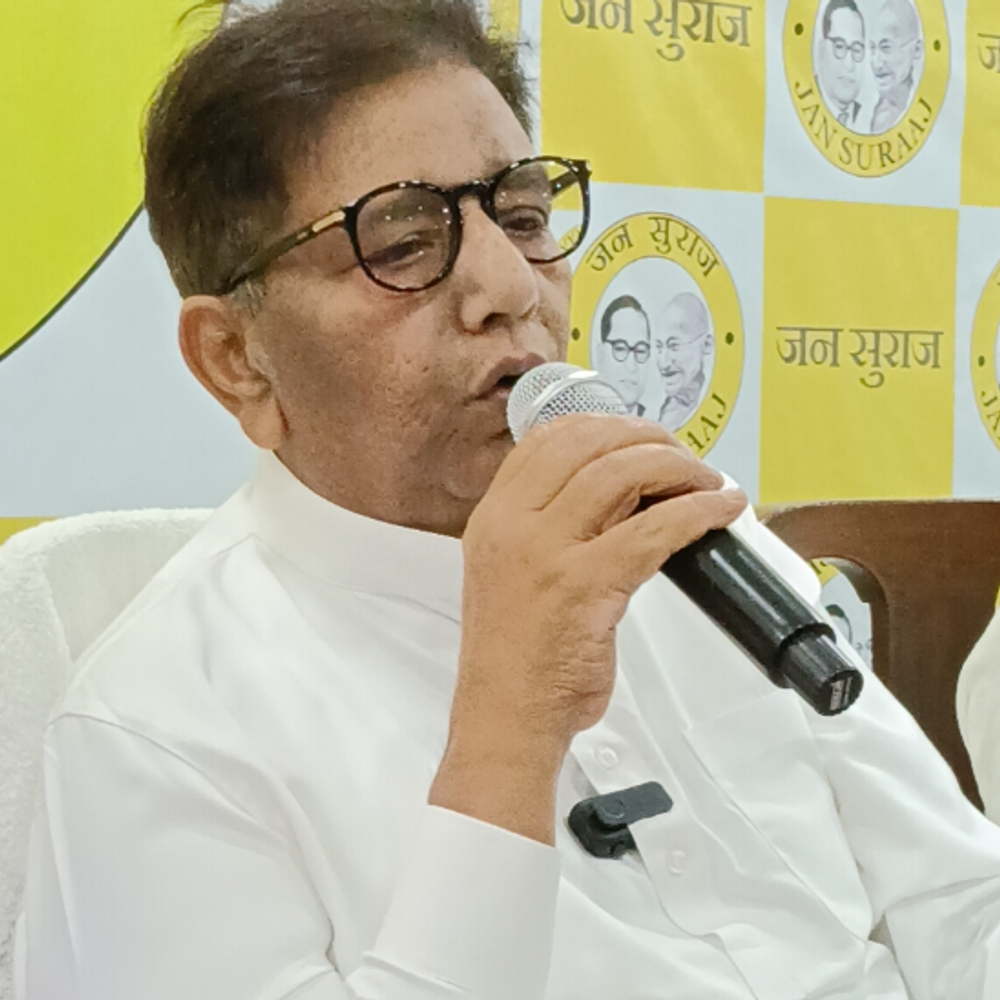 जनसुराज के राष्ट्रीय अध्यक्ष बोले- लोग खुलेआम शराब पी रहे​​​​​​​:उदय सिंह ने कहा- सरकार के गठन के 5 मिनट के अंदर कानून को खत्म किया जाएगा