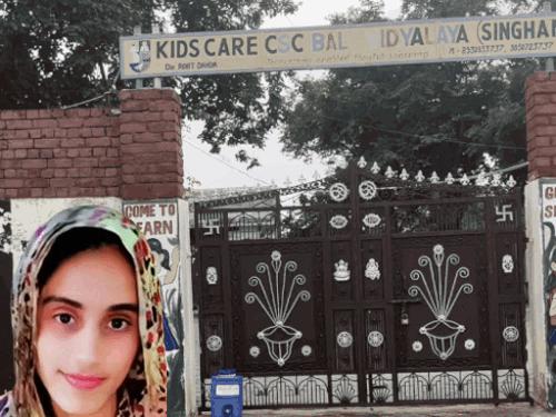 मनीषा की मौत पर प्ले-वे स्कूल संचालक सामने आए:बोले- उस दिन आधे घंटे लेट निकली; आइडियल कॉलेज की बस में आती-जाती, चुप रहती थी