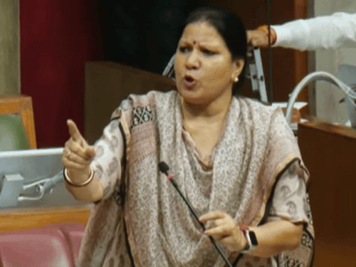 कांग्रेस विधायक ने कानून व्यवस्था पर उठाए सवाल:भुक्कल बोलीं-प्रदेश में हर दिन 3 मर्डर-5 रेप हो रहे, महिला-बच्चों के खिलाफ बढ़ रहा अपराध