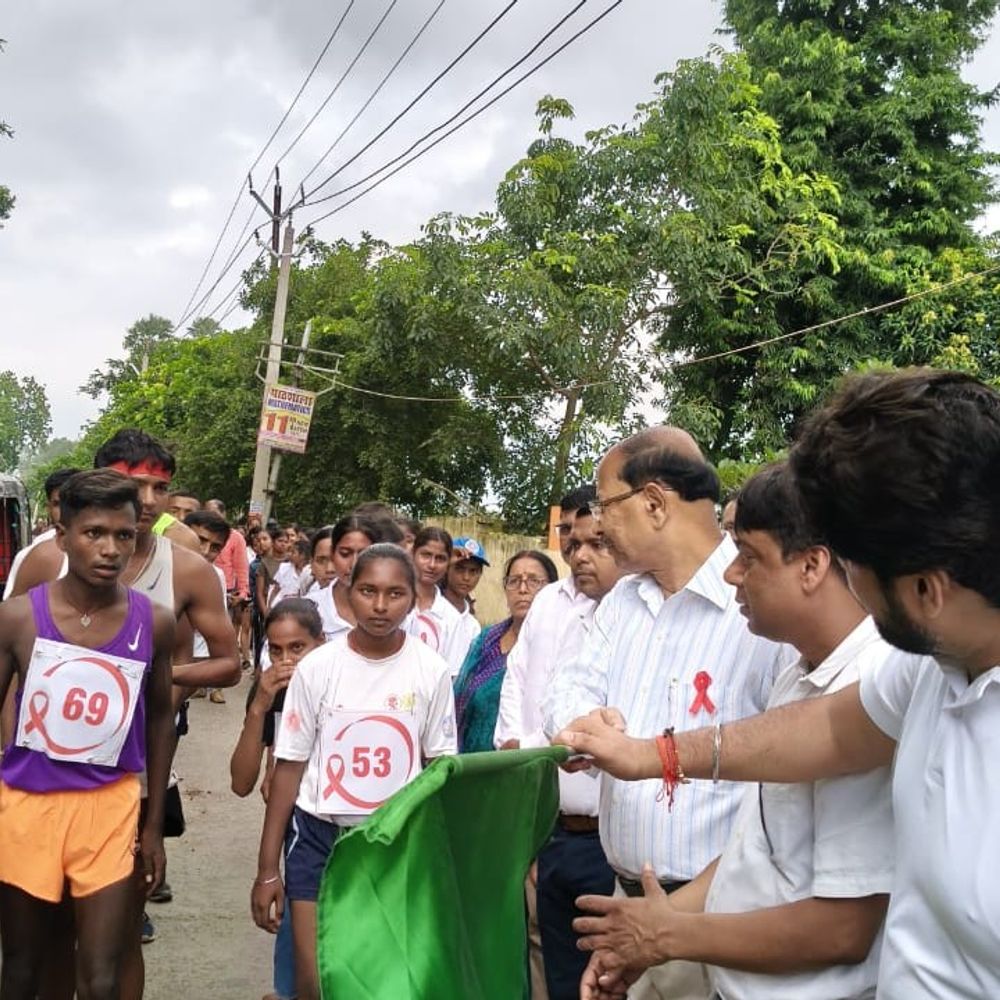 भागलपुर जिला स्तरीय रेड रन 2025 में दिखा युवा जोश:5 किमी की दौड़ प्रतियोगिता का आयोजन, लोगों को एड्स के प्रति किया जागरूक