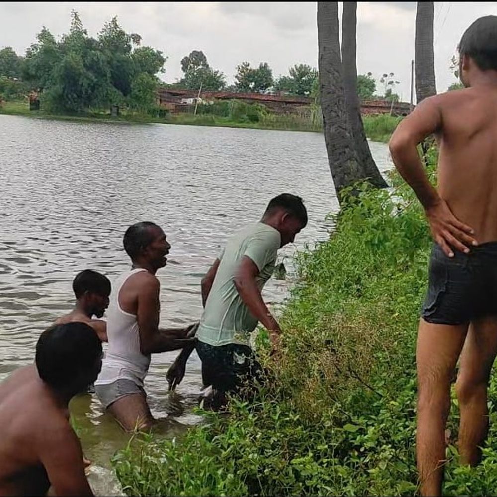 पलामू में तालाब में डूबने से बुजुर्ग की मौत:  नहाते के दौरान हुआ हादसा, ग्रामीणों ने शव को निकाला बाहर – Palamu News