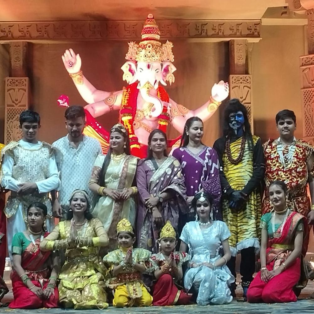 गणेशोत्सव पर भगवान गणेश के विवाह प्रसंग की अनूठी प्रस्तुति:बड़वानी धरोहर पंडाल में सांस्कृतिक कार्यक्रम; आगामी दिनों में फैंसी ड्रेस प्रतियोगिता