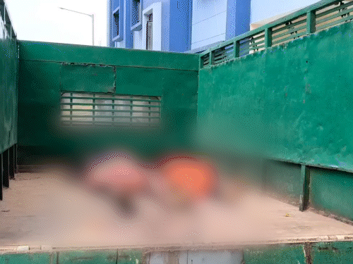 रोड एक्सीडेंट में 2 लोगों की मौत:नालंदा में ससुराल जाते समय हादसा, लोहे के खंभे से टकराई बाइक