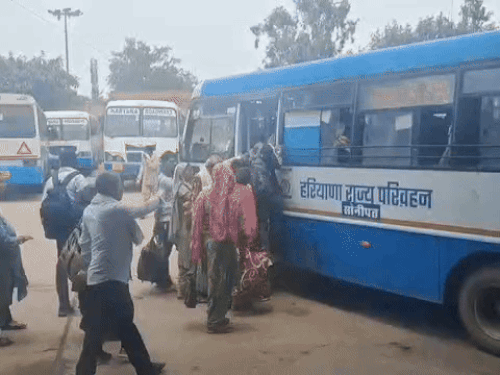 बारिश के कारण सोनीपत रोडवेज के लम्बे रूट बंद:5 दिन में 3 लाख से ज्यादा का रेवेन्यू लॉस; वैष्णो देवी यात्रा प्रभावित