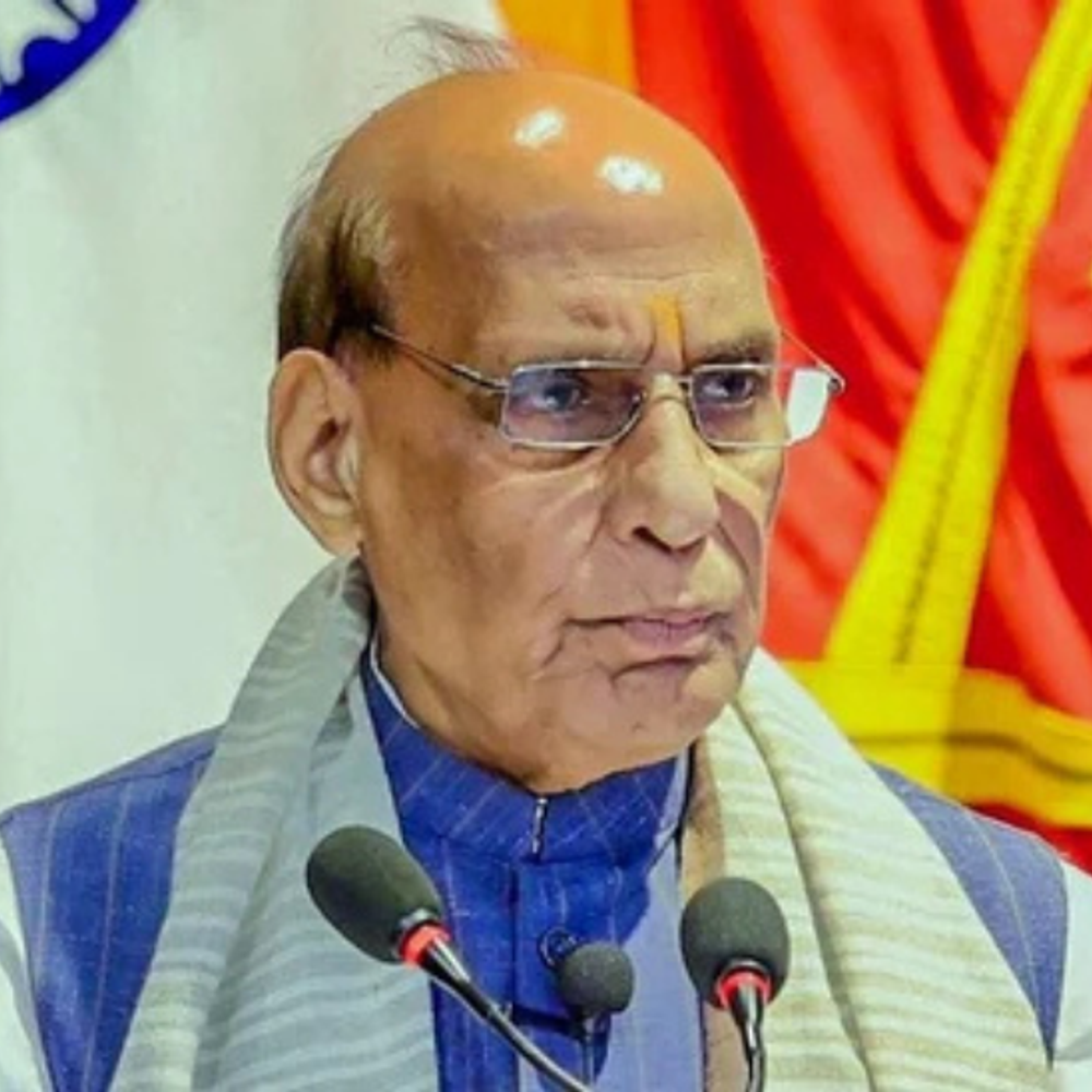 टैरिफ विवाद पर राजनाथ बोले-कोई परमानेंट दोस्त या दुश्मन नहीं:परमानेंट इंटरेस्ट होता है; भारत किसी भी कीमत पर समझौता नहीं करेगा