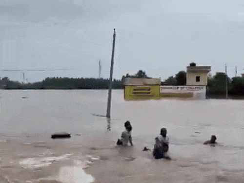 9 जिले बाढ़ की चपेट में:गुरदासपुर में धुस्सी बांध टूटा, अजनाला शहर तक पहुंचा पानी; आज फिर बारिश का अलर्ट