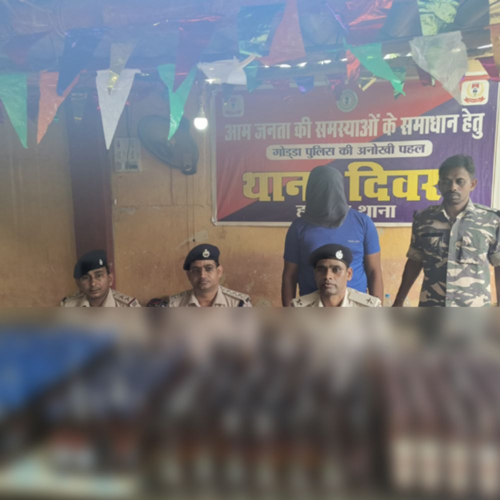 बिहार जा रही विदेशी शराब पकड़ी गई:  गोड्डा में बोलेरो से 683 बोतल बरामद, भागलपुर का चालक गिरफ्तार – Godda News