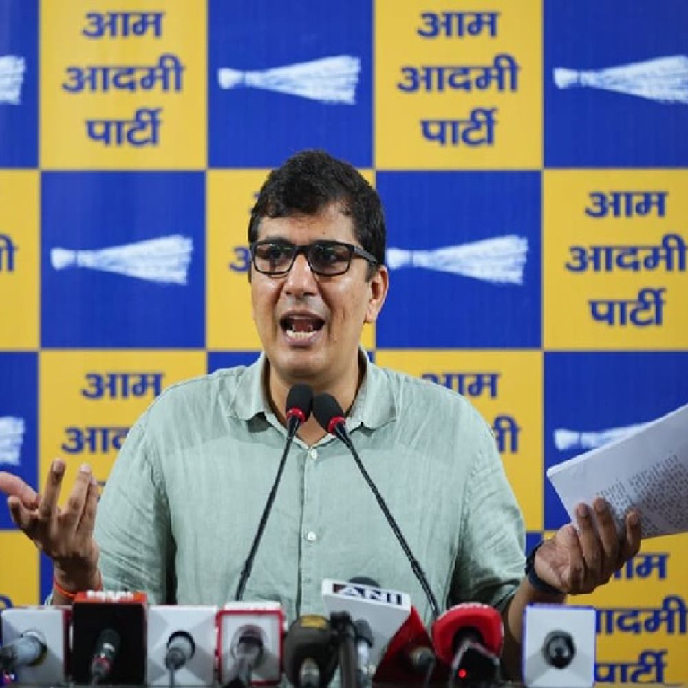 AAP का कांग्रेस पर आरोप:2025 दिल्ली चुनाव जीतने के लिए नहीं, भाजपा को जिताने के लिए लड़ा