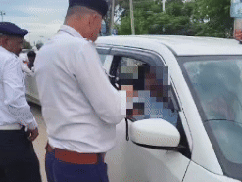 रोहतक में शराबी ड्राइवरों के खिलाफ पुलिस सख्त:नशे में गाड़ी चलाने वालों के काटे चालान, 15 दिन चलेगा अभियान