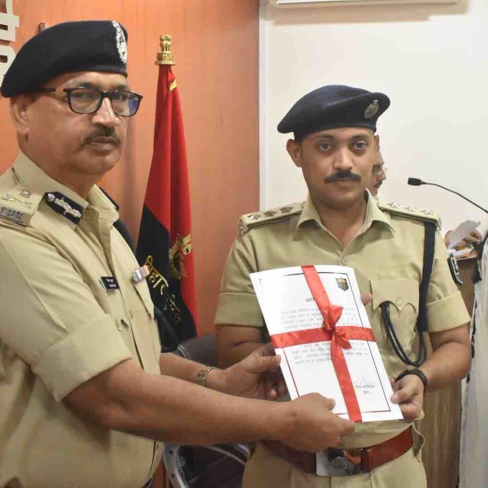 बिहार का सर्वश्रेष्ठ साइबर थाना बना मोतिहारी:एक साल में 66 गिरफ्तारी, 39.60 लाख की बरामदगी; डीएसपी अभिनव परासर सम्मानित