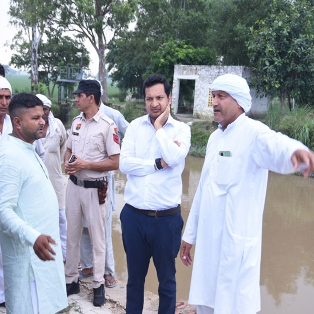 रोहतक में पानी निकालने को लगाए 395 पंप : नुकसान की रिपोर्ट 15 सितंबर तक भर सकेंगे किसान