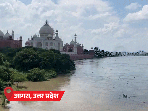 हरिद्वार-ऋषिकेश रेल रूट पर लैंडस्लाइड, लोहे का ढांचा क्षतिग्रस्त:पंजाब में 296.4mm ज्यादा बारिश, हिमाचल में 824 सड़कें बंद; ताजमहल तक यमुना का पानी