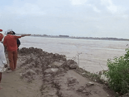 लुधियाना में सतलुज से बांध टूटा:लोग बचाव में जुटे, प्रशासन से मांगी मदद; आज CM की कैबिनेट मीटिंग, कल मोदी आएंगे