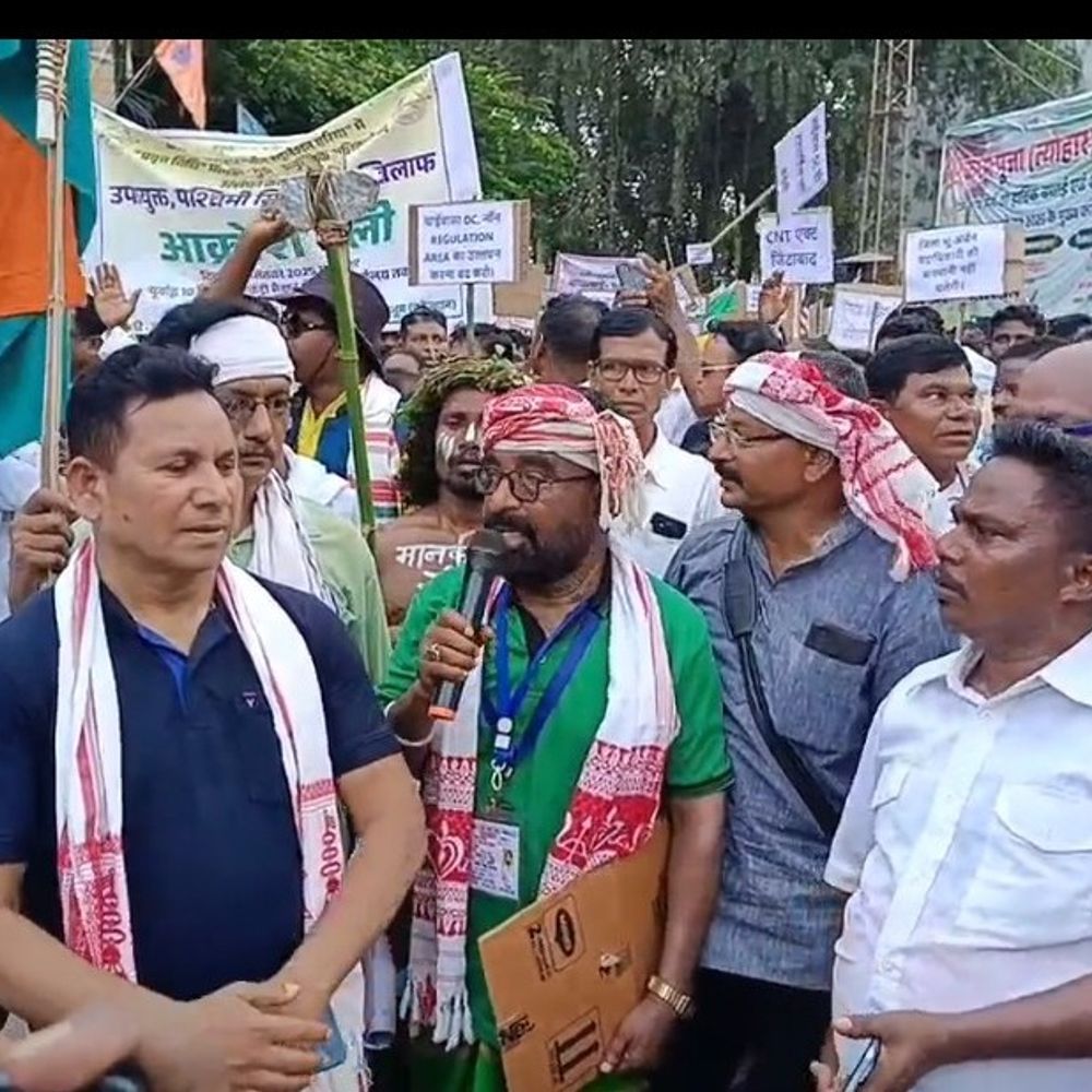 मानकी मुंडा संघ का चाईबासा में प्रदर्शन:  डीसी को हटाने की मांग, 48 घंटे का अल्टीमेटम; नहीं तो चक्का जाम की चेतावनी – Chaibasa (West Singhbhum) News
