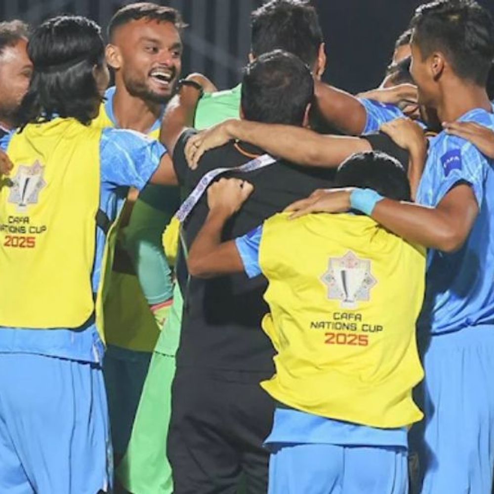 CAFA नेशंस कप:भारतीय फुटबॉल टीम ने ओमान को पेनाल्टी में हराकर ब्रॉन्ज मेडल जीता; कप्तान गुरप्रीत सिंह संधू ने बचाया गोल