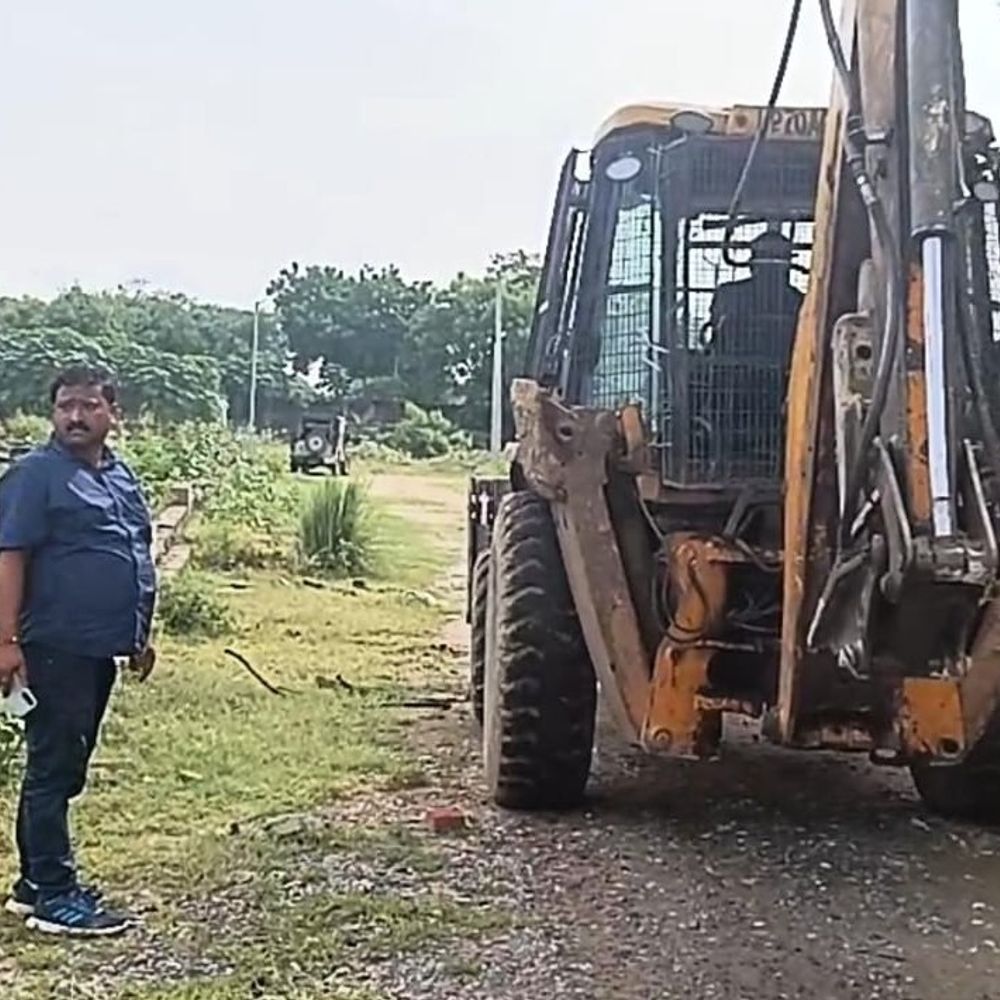 पीडीए ने ध्वस्त की अवैध प्लाटिंग:अवैध निर्माण और प्लाटिंग पर रोक,शहर में निरीक्षण जारी