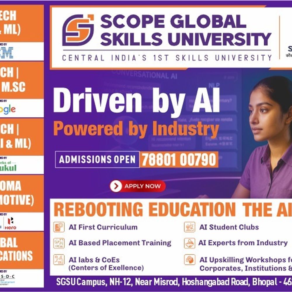 इम्पैक्ट फीचर:अब सिर्फ किताबी पढ़ाई नहीं, सीखें ग्लोबल लेवल स्किल्स; SGSU प्रतिष्ठित साझेदारियों से छात्रों को मिलेगा सीधे जॉब का मौका