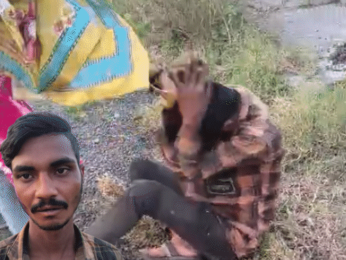 इंदौर में आदिवासी युवती को छेड़ा,युवक को चप्पलों से पीटा:अश्लील वीडियो-मैसेज भेजता था शादाब, पुलिस ने दर्ज की एफआईआर