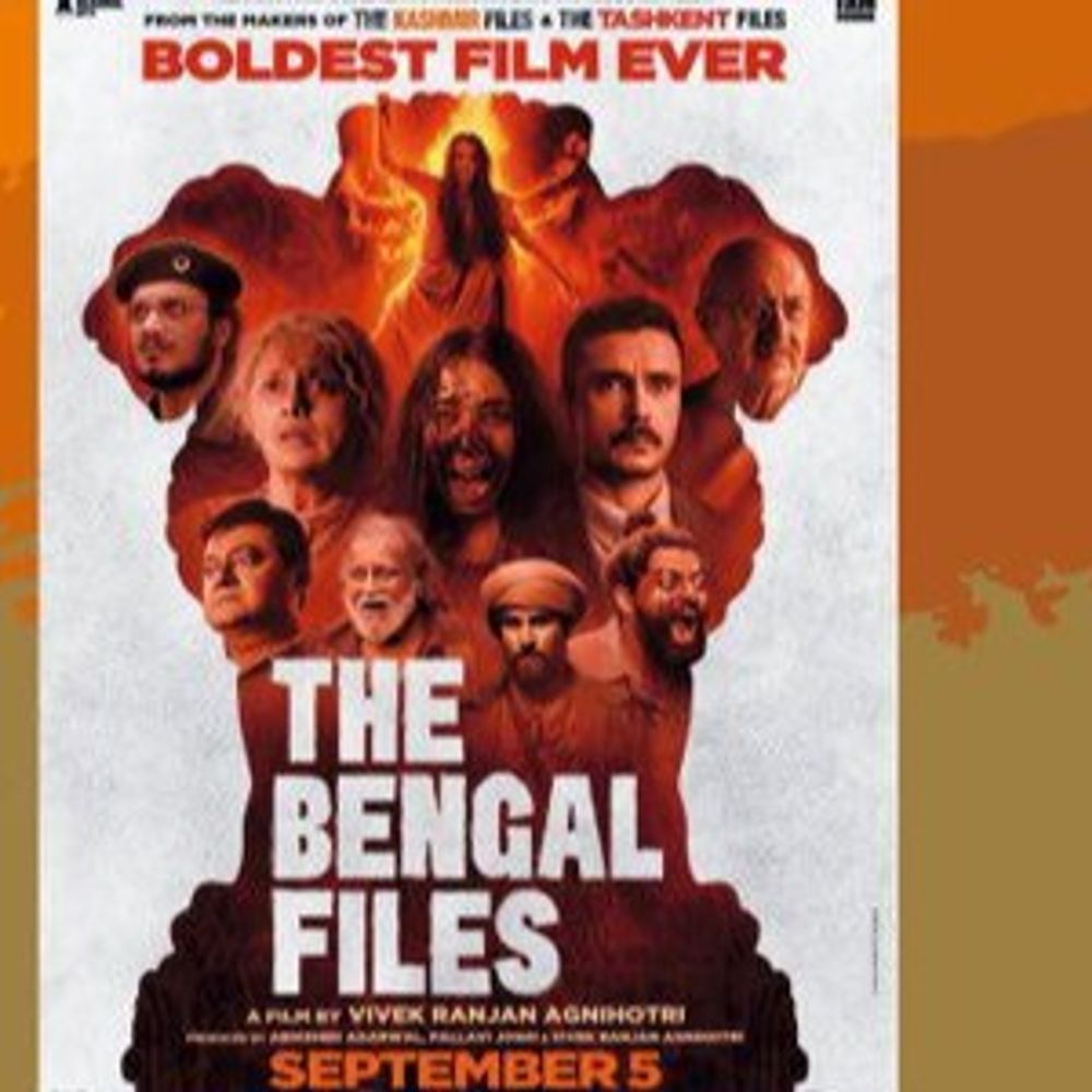कोलकाता में कल होगी ‘द बंगाल फाइल्स’ की पहली स्क्रीनिंग:पूर्व राज्यसभा सांसद स्वपन दासगुप्ता की घोषणा, राजनीतिक दबाव की वजह नहीं मिल रहे थिएटर