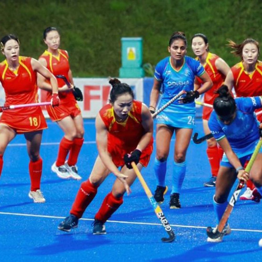 हॉकी एशिया कप में इंडिया विमेंस टीम रनर-अप रही:फाइनल में चीन ने 4-1 से हराया, भारत से इकलौता गोल नवनीत कौर ने किया